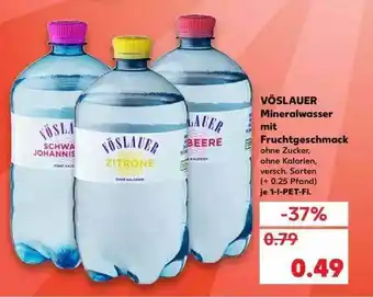 Kaufland Vöslauer Mineralwasser Mit Fruchtgeschmack Angebot