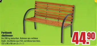 B1 Discount Baumarkt Parkbank Bellevue Angebot