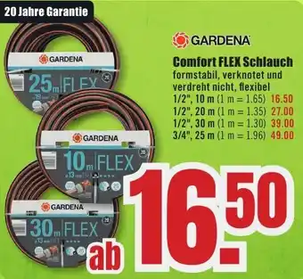 B1 Discount Baumarkt GARDENA Comfort FLEX Schlauch Angebot