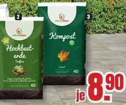 B1 Discount Baumarkt Hochbeet-Erde oder 3-Kompost Angebot