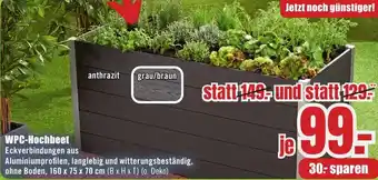 B1 Discount Baumarkt WPC-Hochbeet Angebot