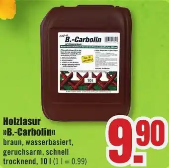 B1 Discount Baumarkt Holzlasur B.-Carbolin Angebot