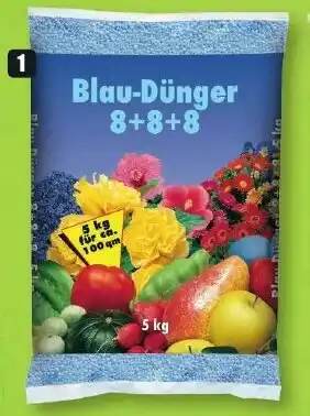 Blau-Dnger 1 kg Angebot bei B1 Discount Baumarkt