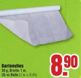 B1 Discount Baumarkt Gartenvlies Angebot