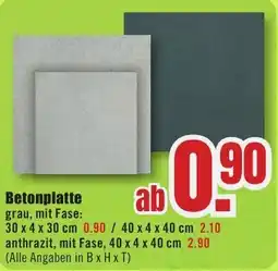 B1 Discount Baumarkt Betonplatte Angebot