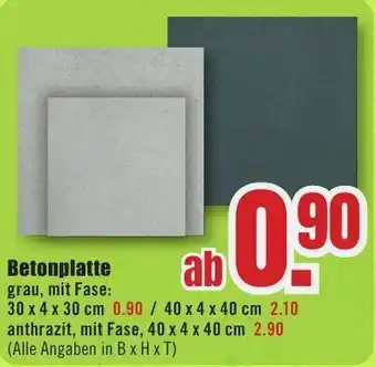 B1 Discount Baumarkt Betonplatte Angebot