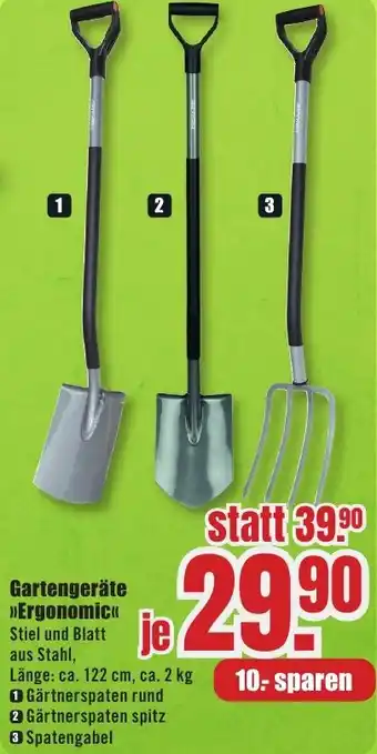 B1 Discount Baumarkt Gartengeräte Ergonomic Angebot