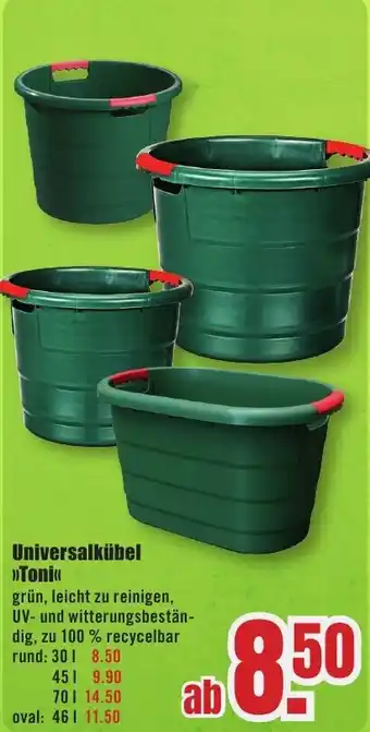 B1 Discount Baumarkt Universalkübel Toni Angebot