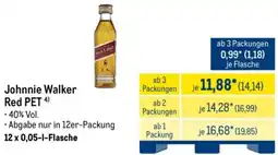 METRO Johnnie Walker Red PET Angebot