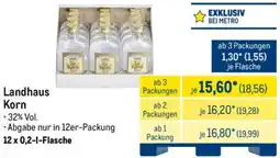 METRO Landhaus Korn Angebot