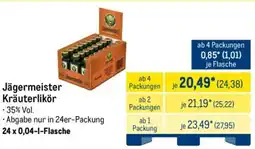 METRO Jägermeister Kräuterlikör Angebot