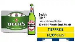 METRO Beck's Pils Angebot
