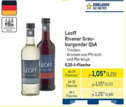 METRO Leoff Rivaner Grau- burgunder QbA Angebot