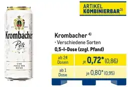 METRO Krombacher Angebot