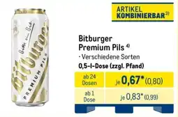 METRO Bitburger Premium Pils Angebot