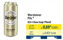 METRO Warsteiner Pils Angebot