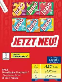METRO Bravo Durstlöscher Fruchtsaft Angebot