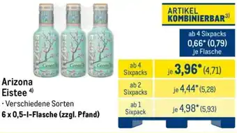 METRO Arizona Eistee Angebot