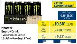 METRO Monster Energy Drink Angebot