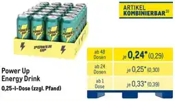 METRO Power Up Energy Drink Angebot