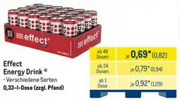 METRO Effect Energy Drink Angebot