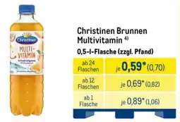 METRO Christinen Brunnen Multivitamin 4) Angebot