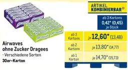 METRO Airwaves ohne Zucker Dragees Angebot