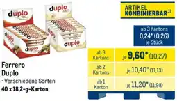 METRO Ferrero duplo Angebot