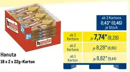 METRO Hanuta Angebot