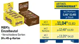 METRO M&M's Einzelbeutel Angebot