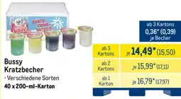 METRO Bussy Kratzbecher Angebot