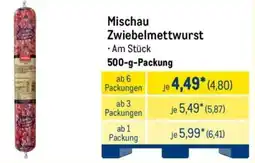 METRO Mischau Zwiebelmettwurst Angebot