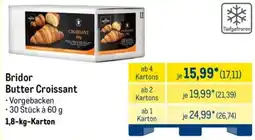 METRO Bridor Butter Croissant Angebot