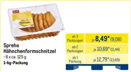 METRO Sprehe Hähnchenformschnitzel Angebot