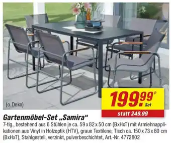 toom Baumarkt Gartenmöbel-Set „Samira" Angebot
