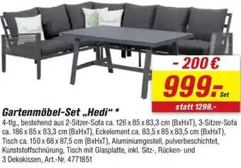 toom Baumarkt Gartenmöbel-Set „,Hedi“ Angebot