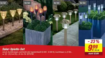 toom Baumarkt Solar-Spieße-Set Angebot