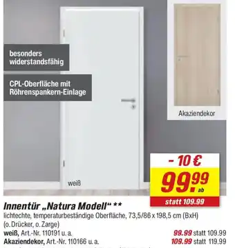 toom Baumarkt Innentür,,Natura Modell'' Angebot