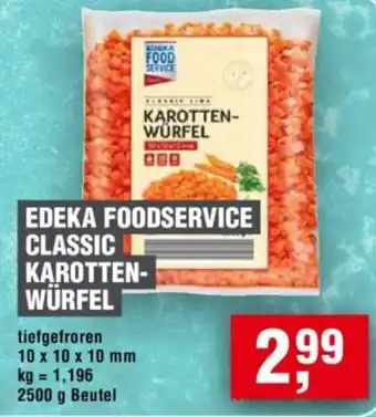 Handelshof Edeka foodservice classic karotten-würfel Angebot