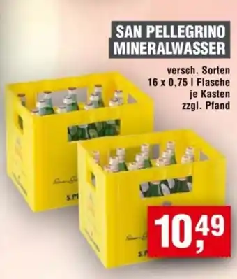 Handelshof San pellegrino mineralwasser Angebot