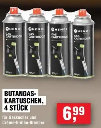 Handelshof HENDI Butangas kartuschen, 4 stück Angebot
