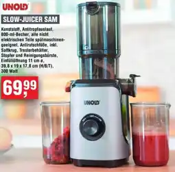 Handelshof UNOLD Slow-juicer sam Angebot