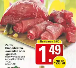 WEZ Bauern Gut Zarter Rinderbraten, rouladen oder gulasch Angebot