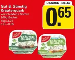 WEZ Gut & Günstig Kräuterquark Angebot