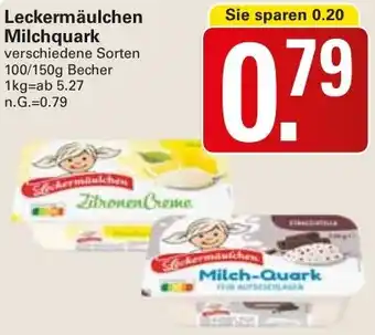 WEZ Leckermäulchen Milchquark Angebot