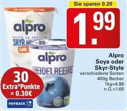 WEZ Alpro Soya oder Skyr-Style Angebot
