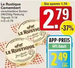 WEZ Le Rustique Camembert Angebot