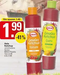 WEZ Hela Ketchup Angebot