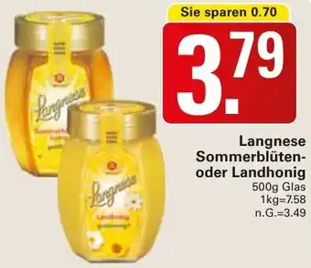 WEZ Langnese Sommerblüten oder Landhonig Angebot