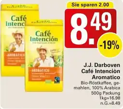 WEZ J.J. Darboven Café Intención Aromatico Angebot